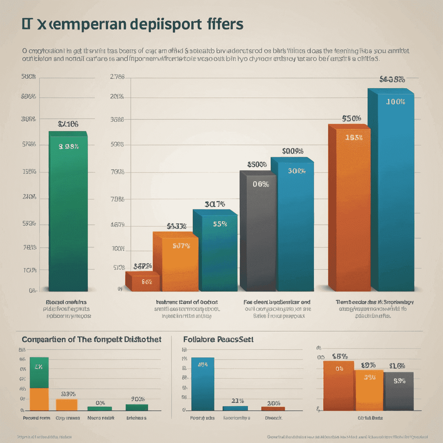 Grafik zeigt verschiedene Festgeld-Angebote im Vergleich, mit Balkendiagrammen für Zinssätze und Laufzeiten